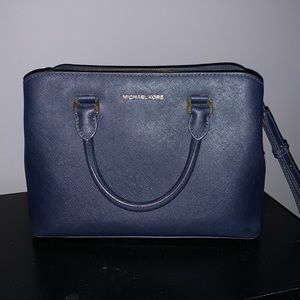Navy Blue Michael Kors Purse